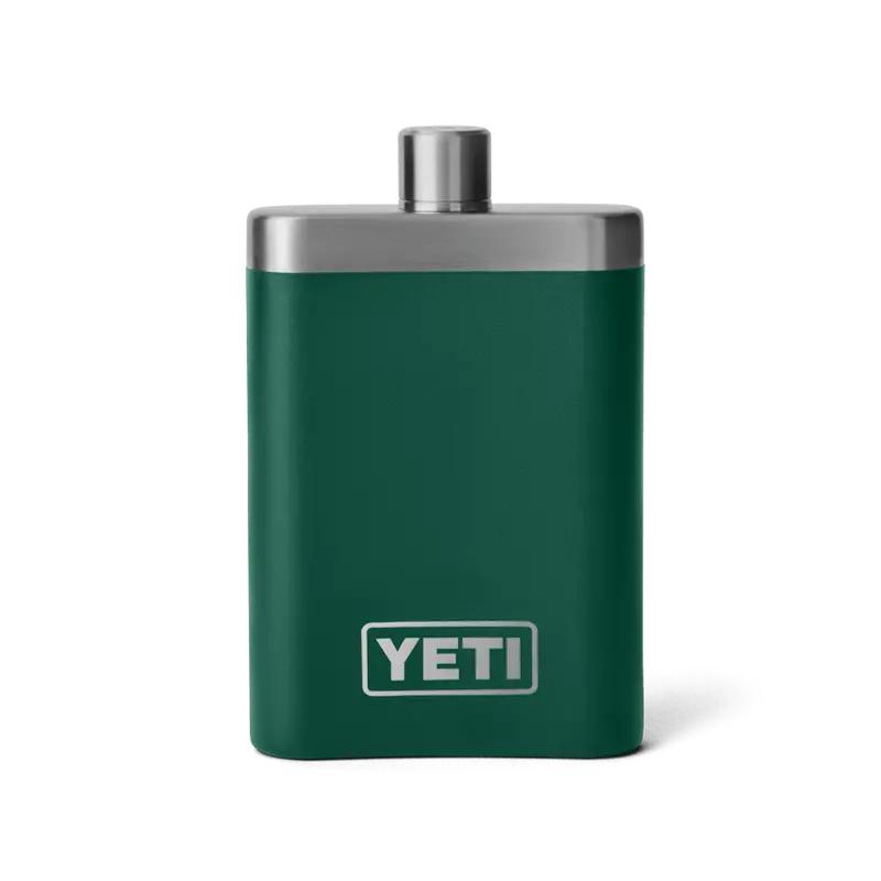 Yeti Flask – 10 oz Black Forest Green Double-Wall Bottle