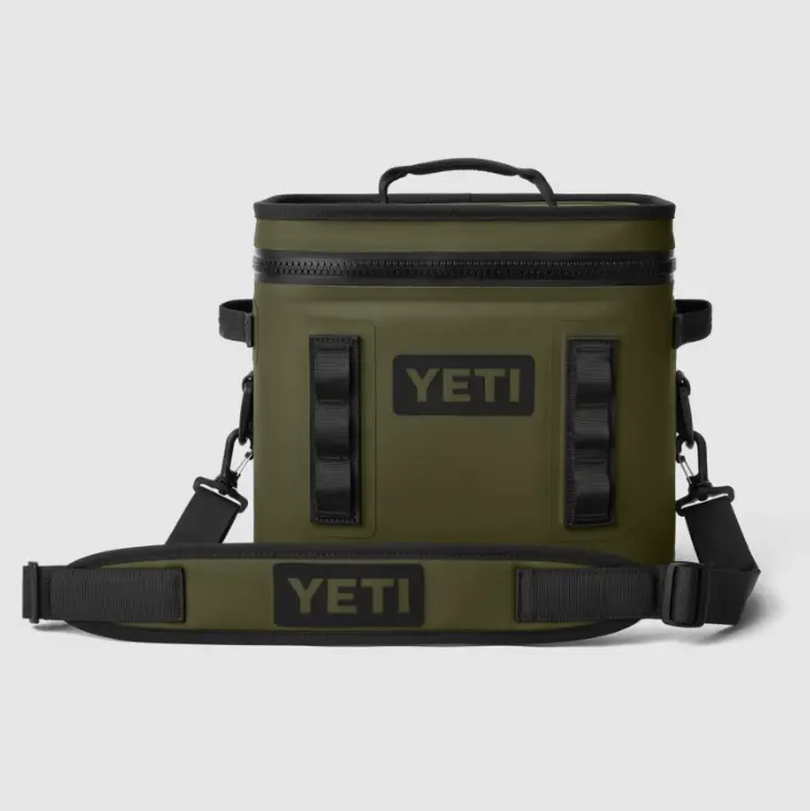 YETI Hopper Flip 12 Insulated Cooler – Olive/Black
