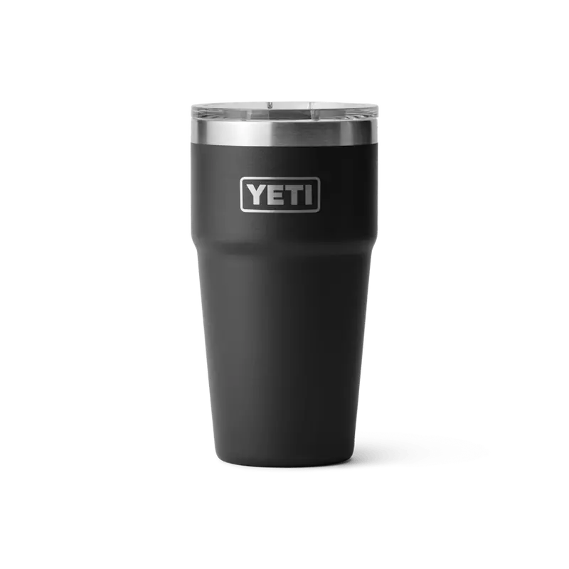 YETI Rambler 20 oz Stackable Cup with MagSlider Lid – Matte Black