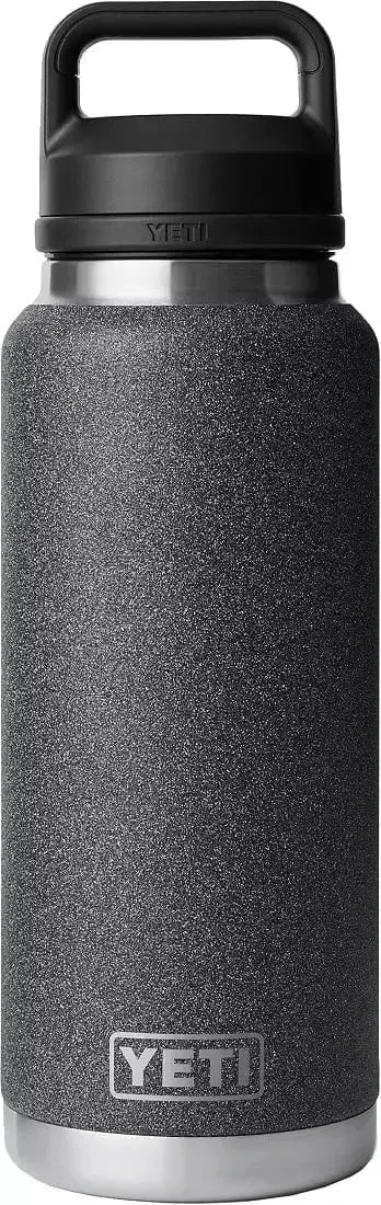 YETI Rambler 36 oz Chug Bottle – Black Stone Finish