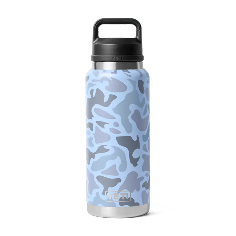 YETI Rambler 36 oz Chug Cap Bottle – Blue Camo