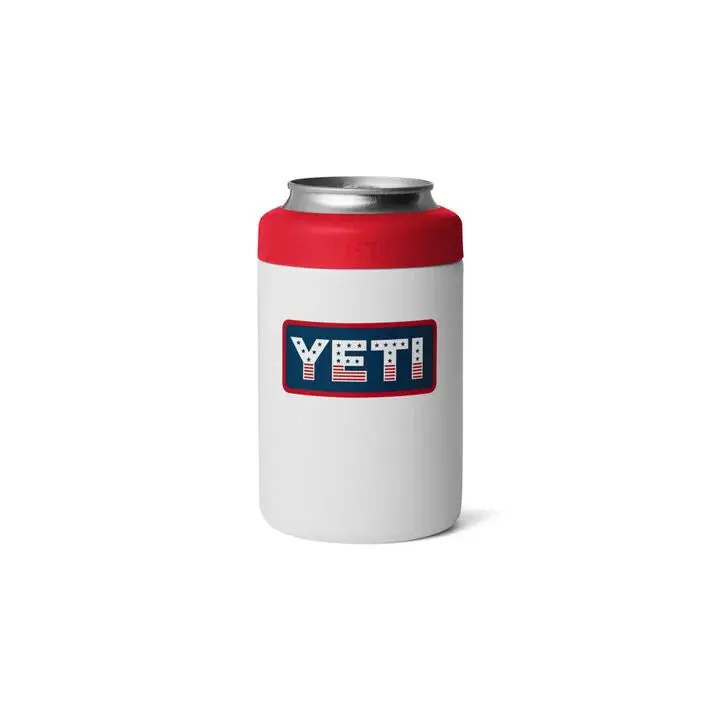 YETI Rambler Can Colster 2.0 – White with Rescue Red Badge