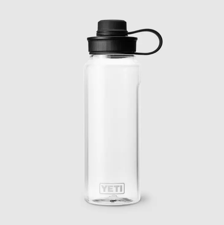 YETI Yonder 34 oz (1 L) Insulated Water Bottle with Tether Cap – Clear