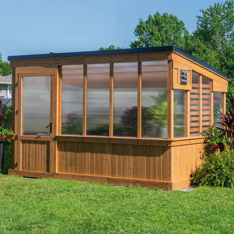 Zalie 12×7 Polycarbonate Greenhouse with Ventilation