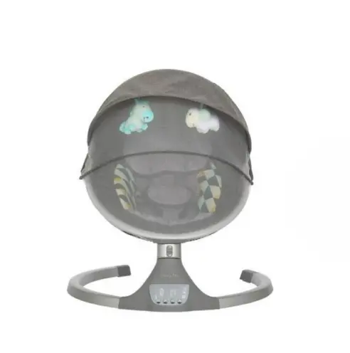 Zoro Motorized Baby Swing – Grey Fabric